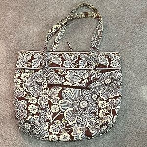 Vera Bradley large floral shoulder purse